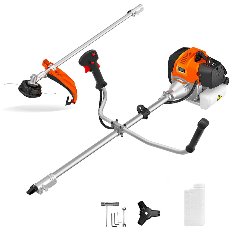 NEO-TEC Gas-Weed-Wacker, 52CC Weed Eater Gas Powered, 2-Cycle Gas String Trimmers for Weeds and Grass BC520-2NT
